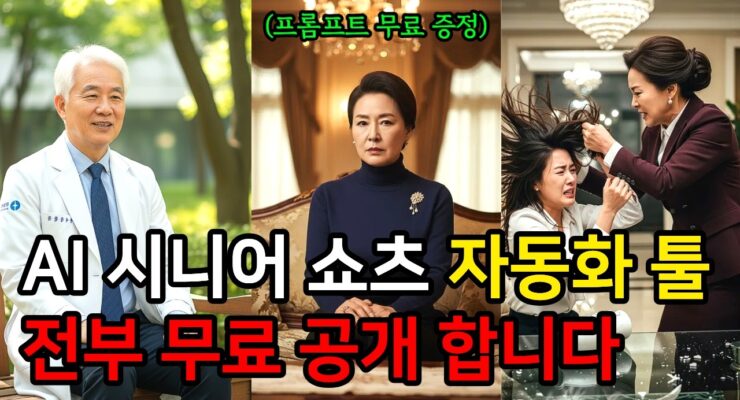 AI 하나로 시니어 쇼츠 완성하기: 대본과 이미지 모두 무료로 만드는 방법